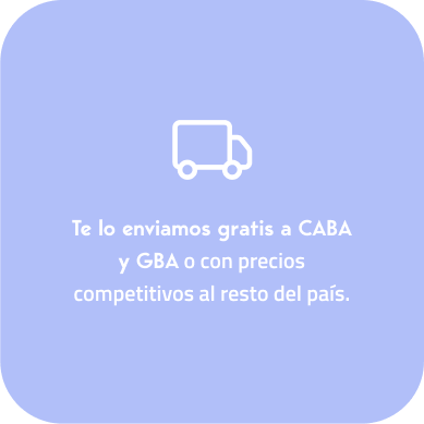 Imagen: Gratis el envío a CABA y GBA o con precios competitivos al resto del país