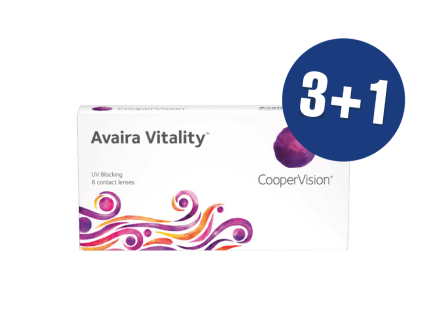 Promoción: Caja Avaira Vitality x 6 lentes 3 + 1