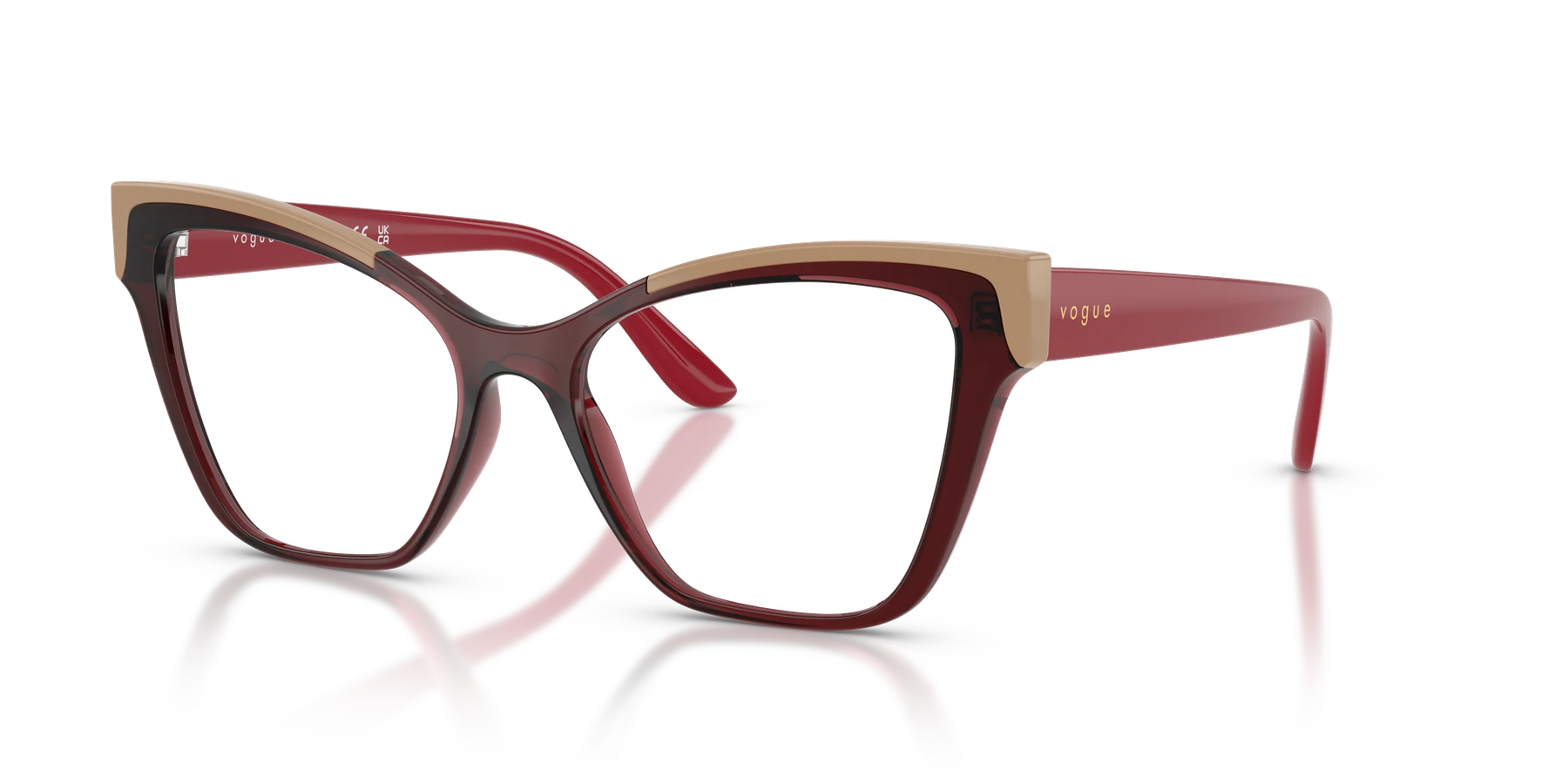 Vogue Eyewear VO5578L color Rojo Burdeos