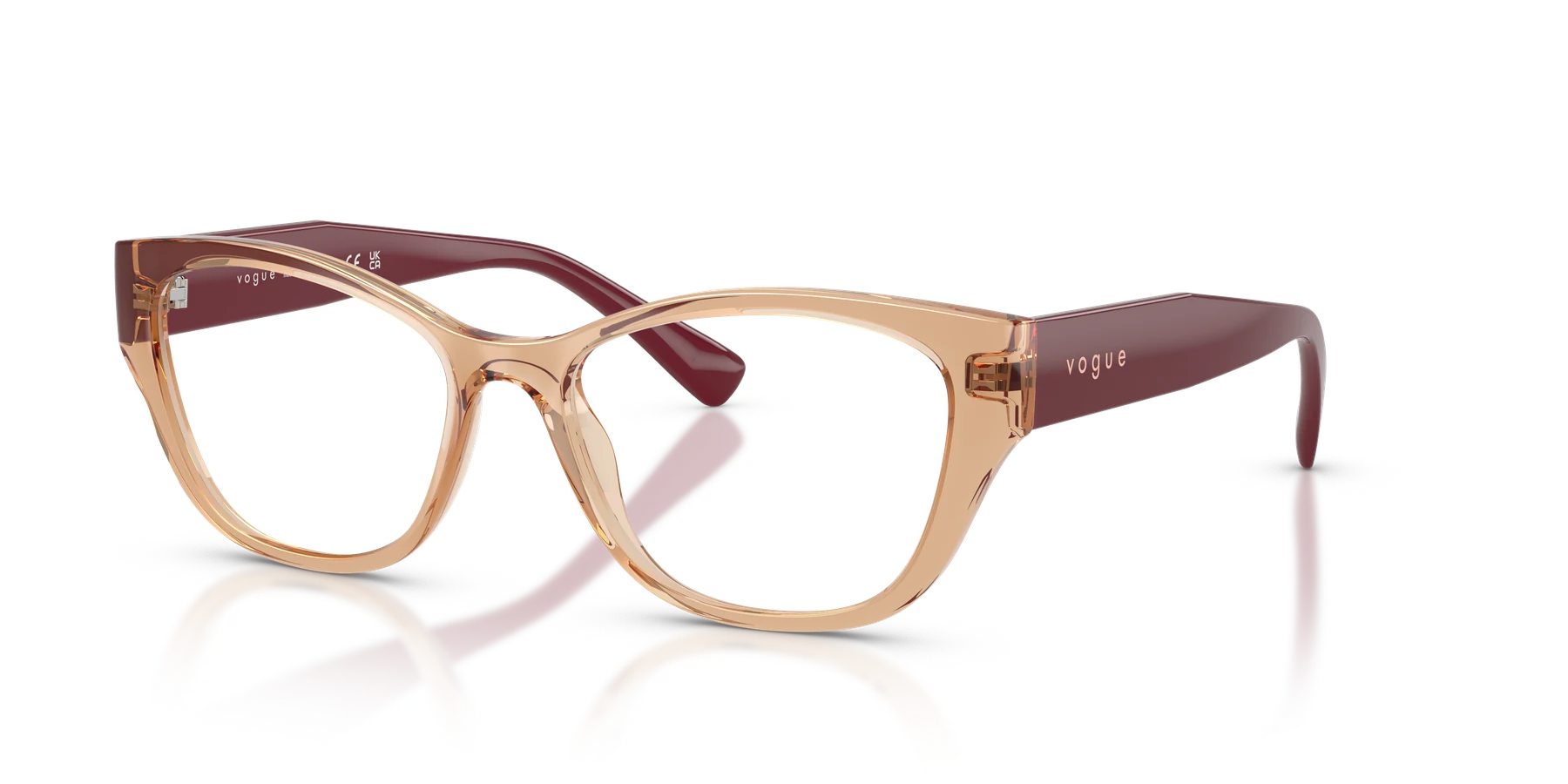 Vogue Eyewear VO5681L color Caramelo Traslúcido