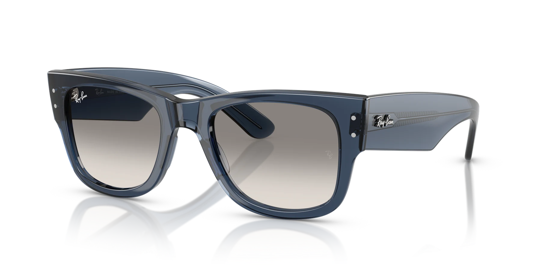 Ray-Ban RB0840S color Azul Oscuro Traslúcido
